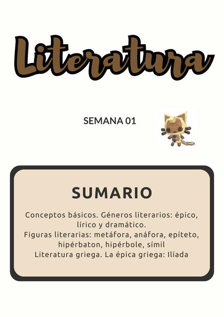 LITERATURA SEMANA 1