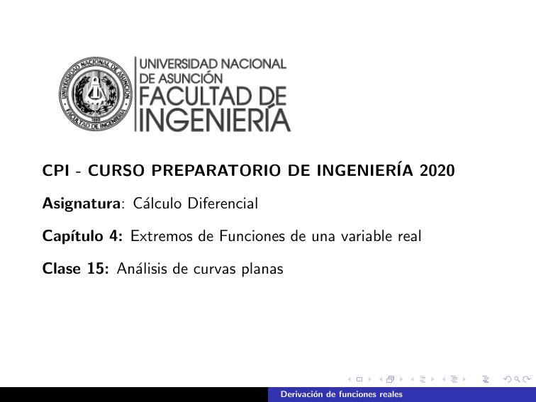 Análisis de curvas planas