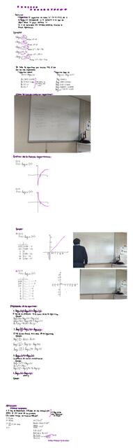 Clase 27 y 28 Función logarítmica