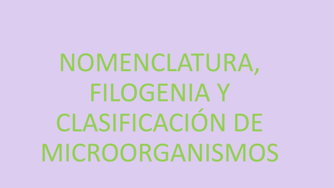 Ecología Oral Identificación de organismos