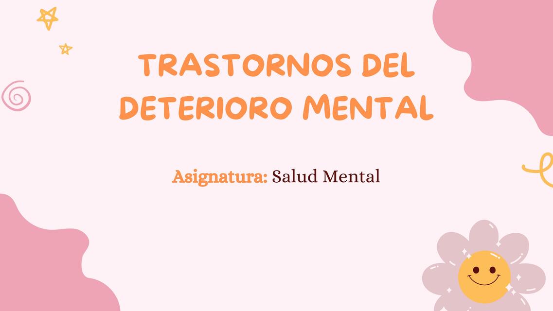 Trastorno mental