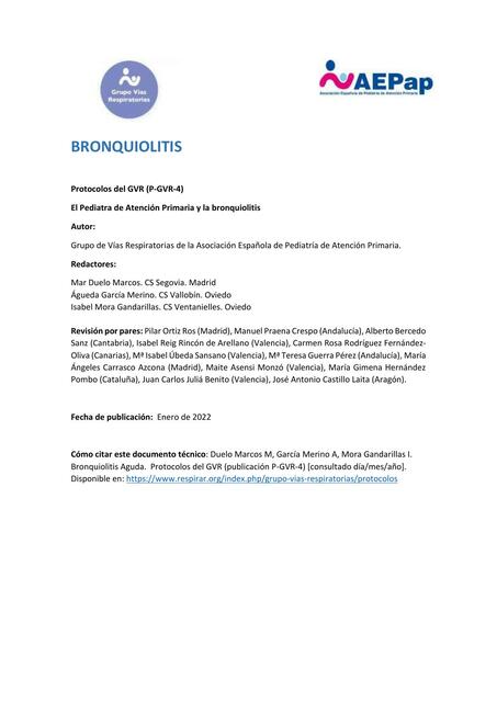 Bronquiolitis 