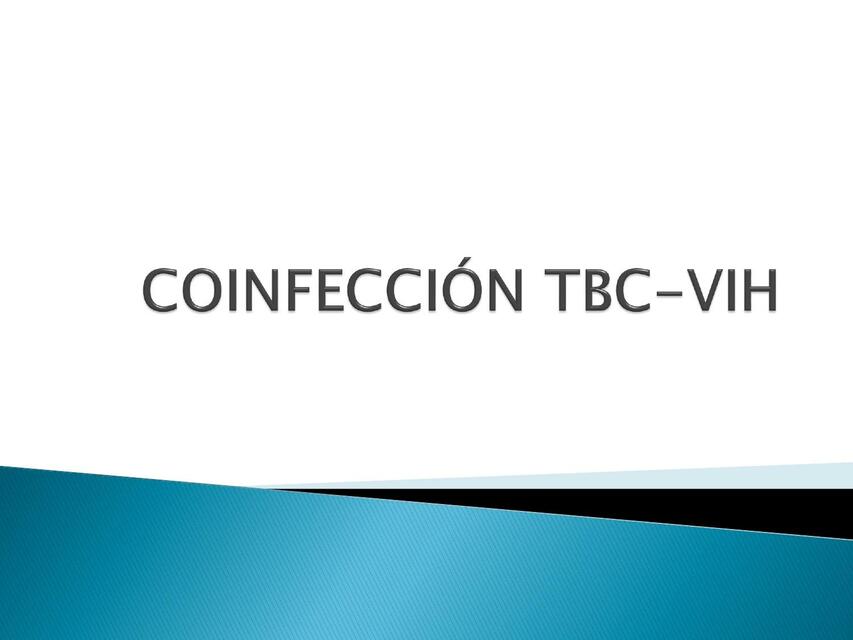 Coinfección TBC-VIH 