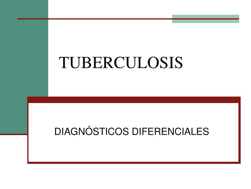 Tuberculosis 