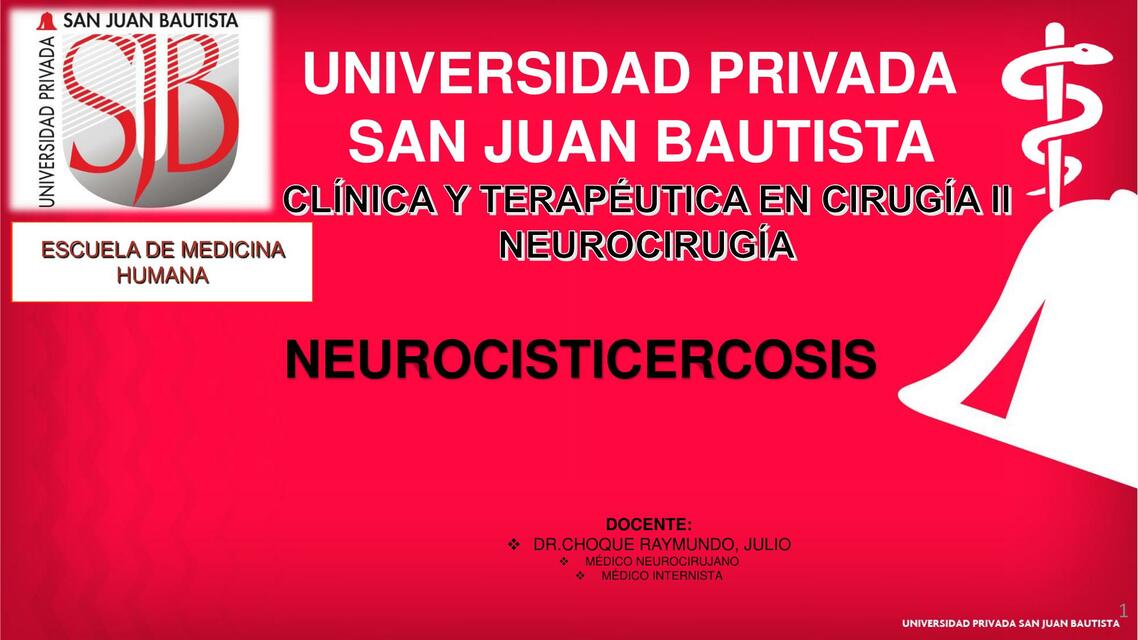 NEUROCISTICERCOSIS