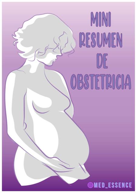 Mini resumen de Obstetricia