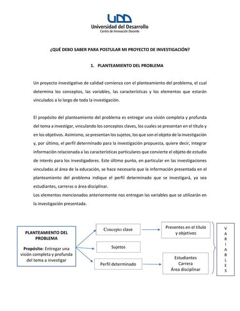 ¿Qué Debo Saber para Postular mi Proyecto de Investigación?