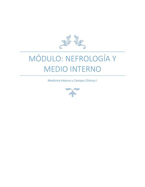 Nefrología y Medio Interno 