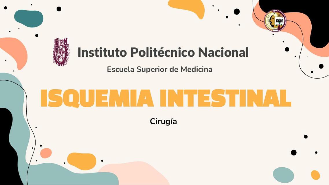 Isquemia intestinal 