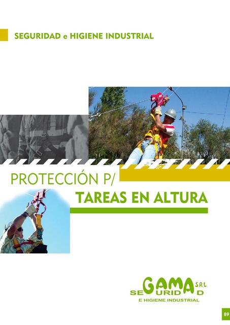 Protección tareas altura