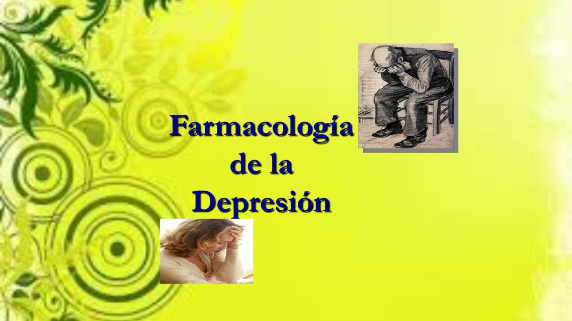 Farmacología de la Depresión 