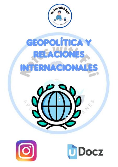 Geopolítica y Relaciones Internacionales