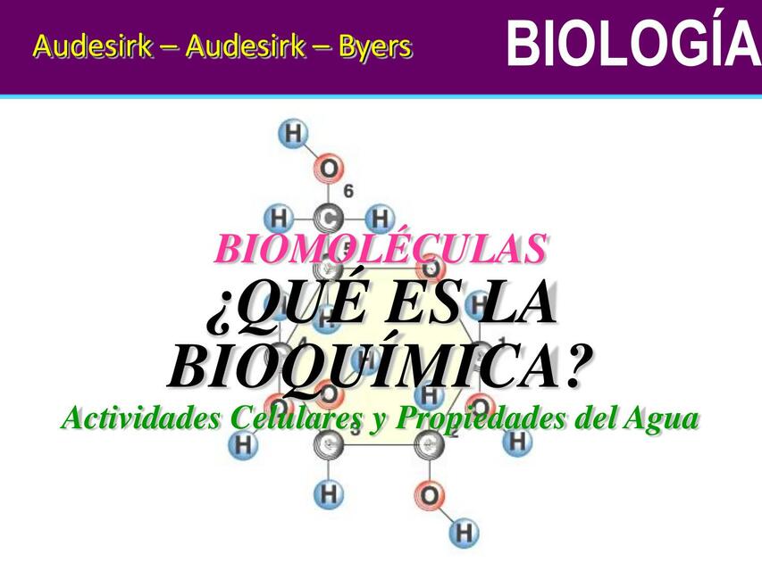 01 QUÉ ES LA BIOQUÍMICA