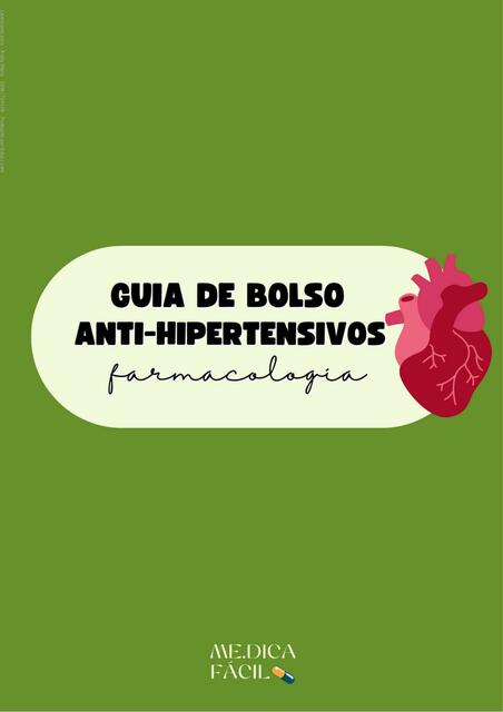 Guía de Bolso Anti-Hipertensivos 