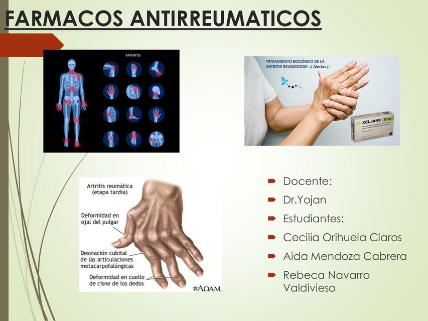 Fármacos Antirreumáticos 