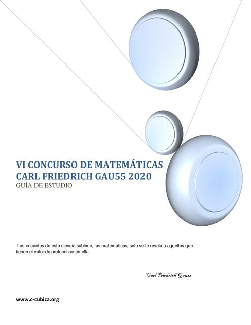 Concurso de matemáticas Carl Friedrich