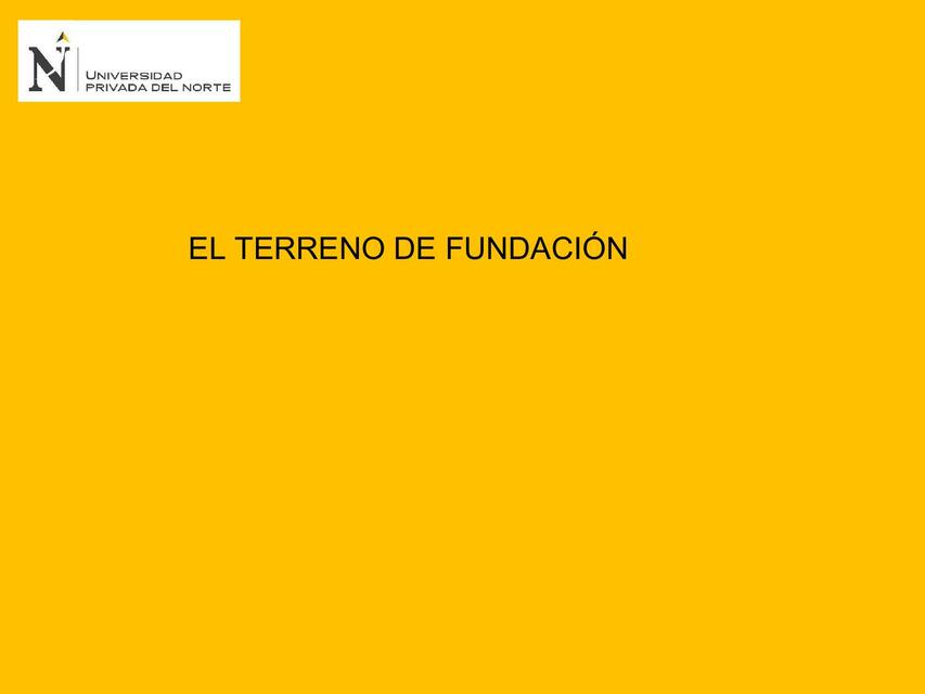 El Terreno de Fundación