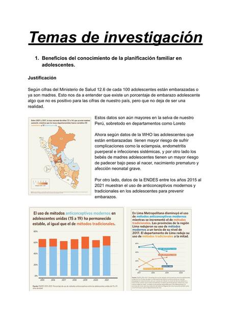 Tema de investigación