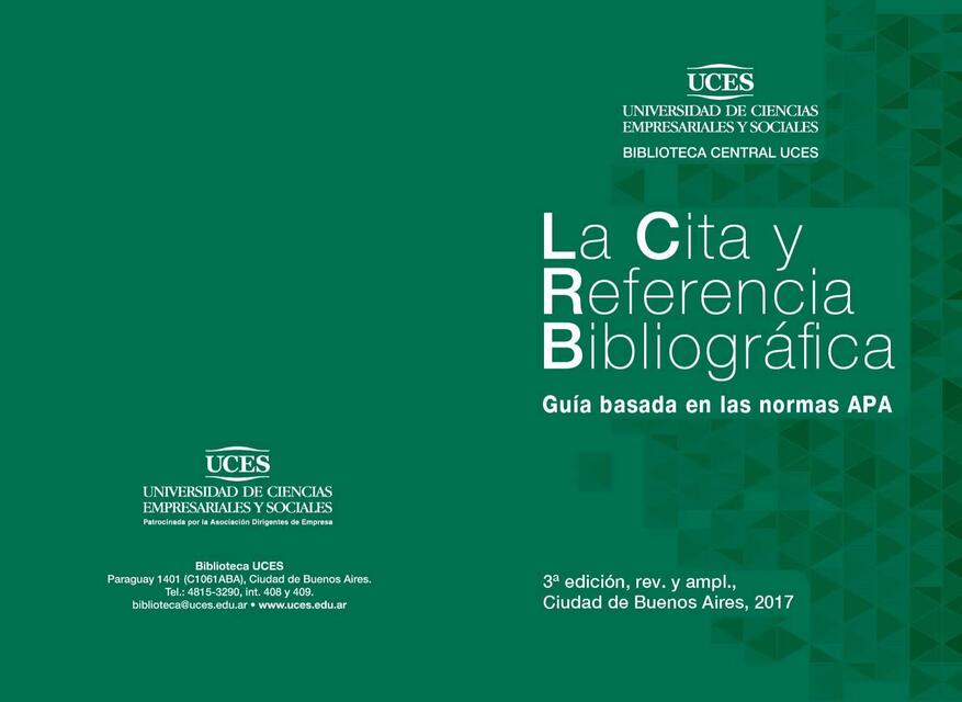 La cita y referencia bibliográfica 