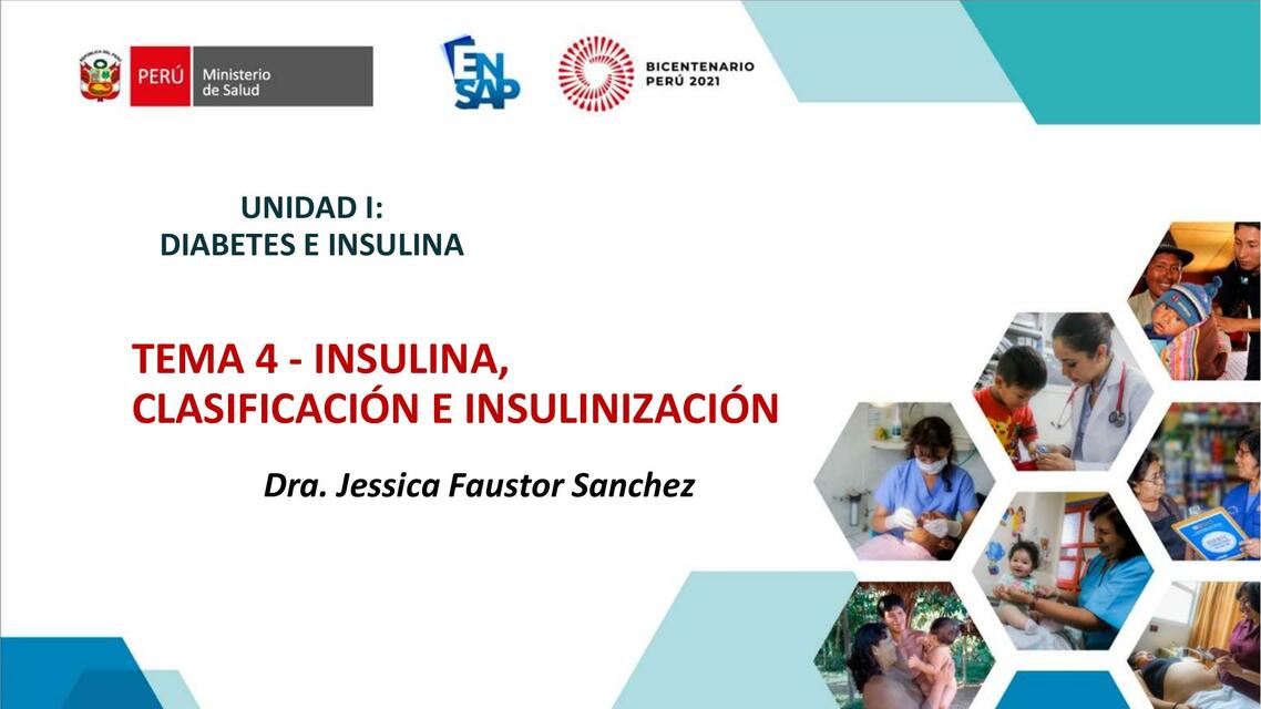 Insulina definición clasificación insulinización 