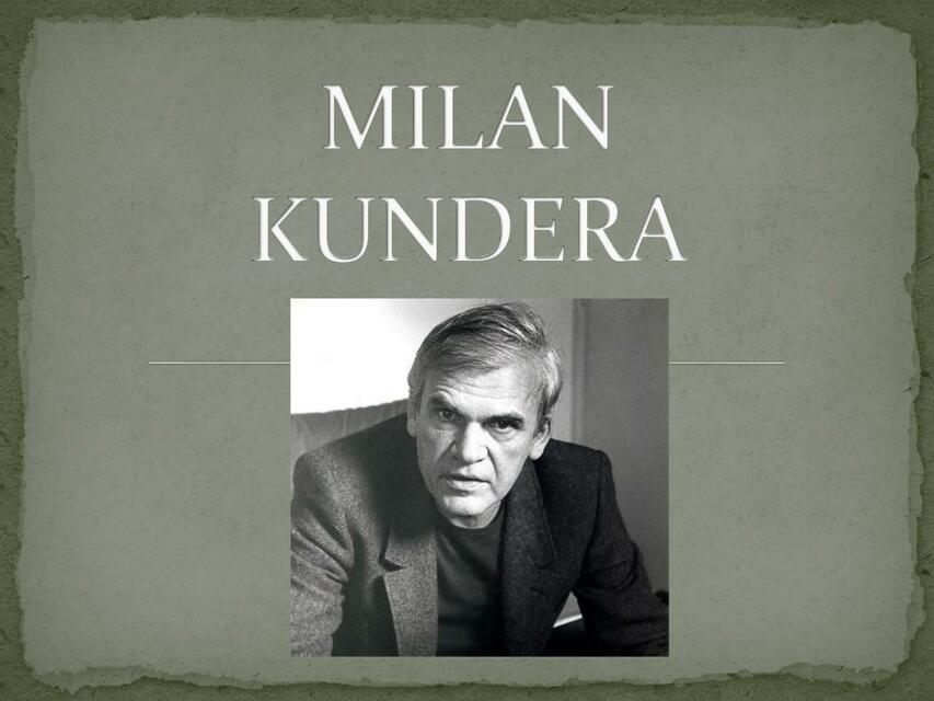 Milan Kundera