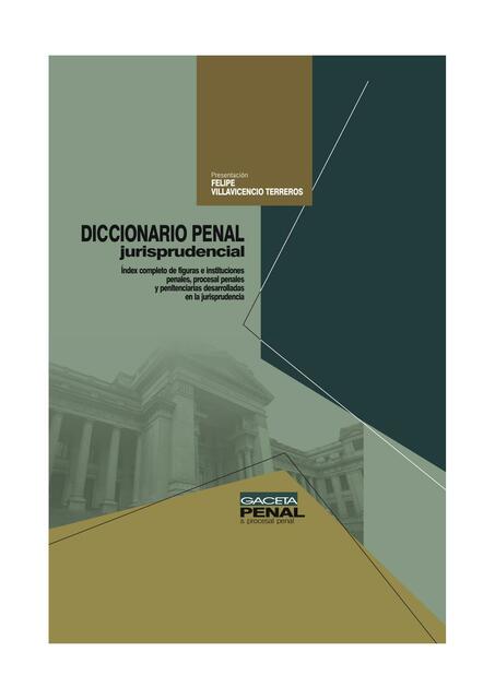 Diccionario Penal Jurisprudencial