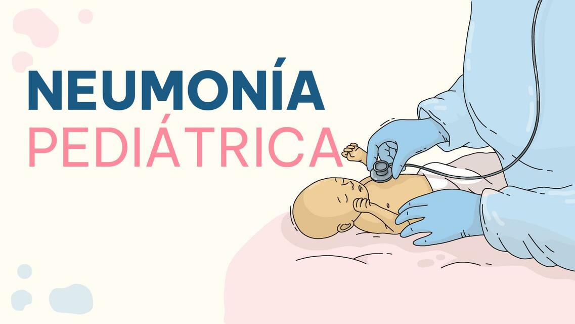 Neumonía pediátrica 