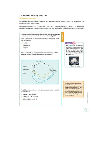 Masa Molecular y el Numero de Avogadro 