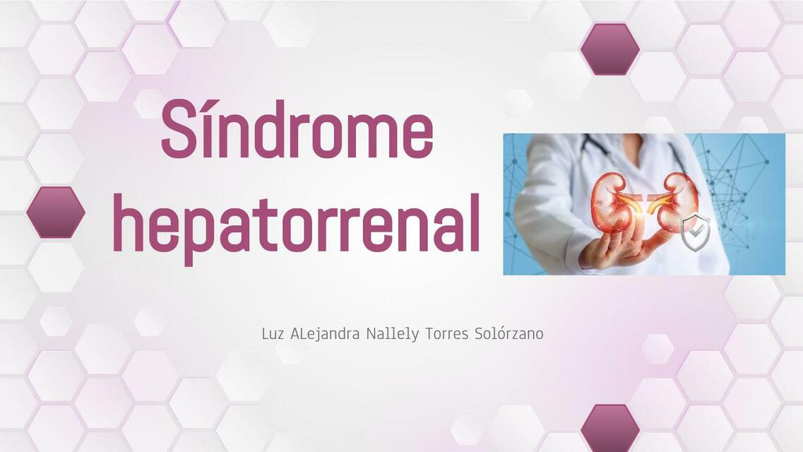 Síndrome Hepatorrenal 