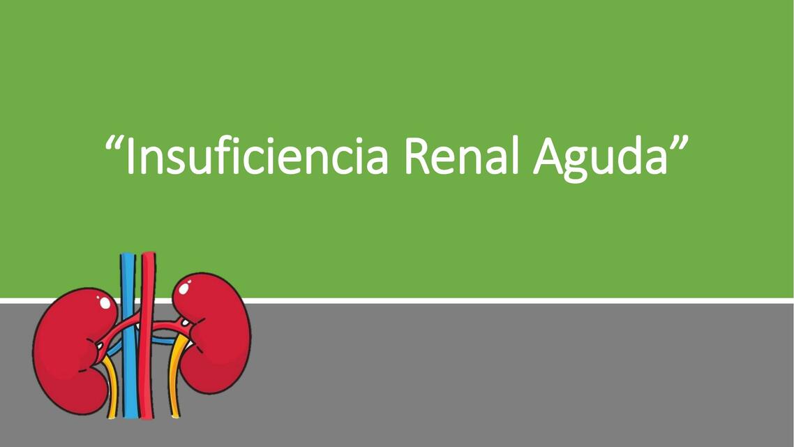 Insuficiencia Renal Aguda Medicina con Ody uDocz