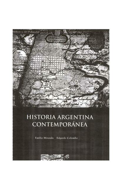 Historia Argentina contemporánea