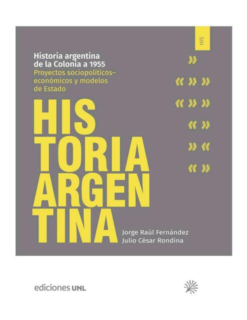 Historia argentina de la colonia a