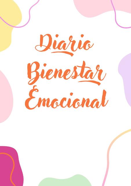 Diario Bienestar Emocional