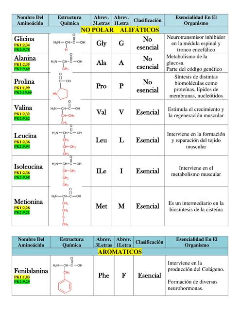 Aminoácido