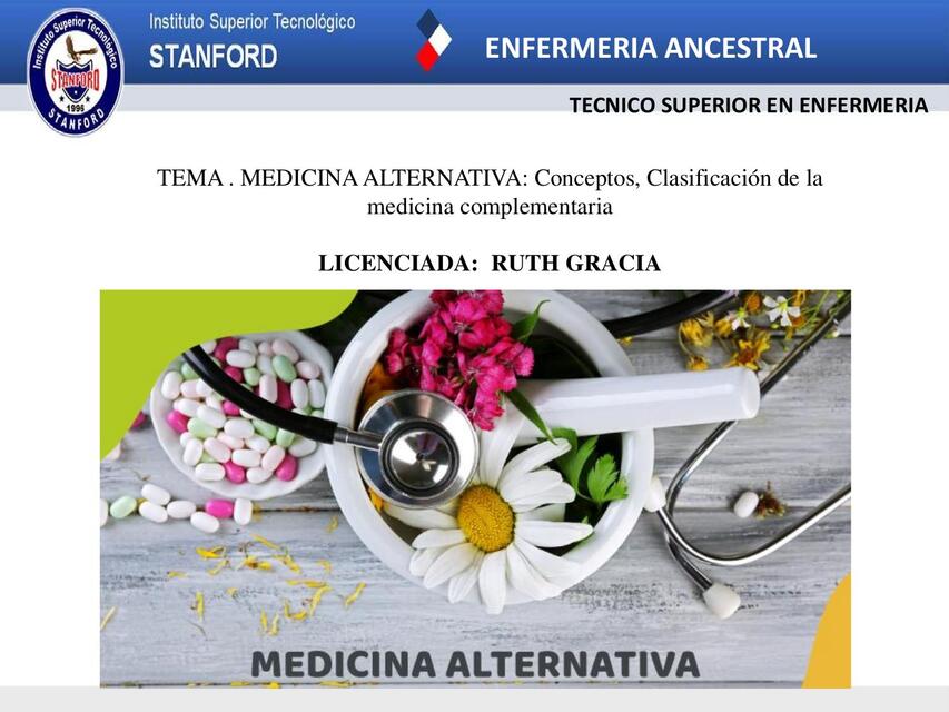 Conceptos, Clasificación de la medicina complementaria 