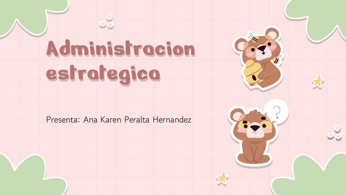 Administración estratégica