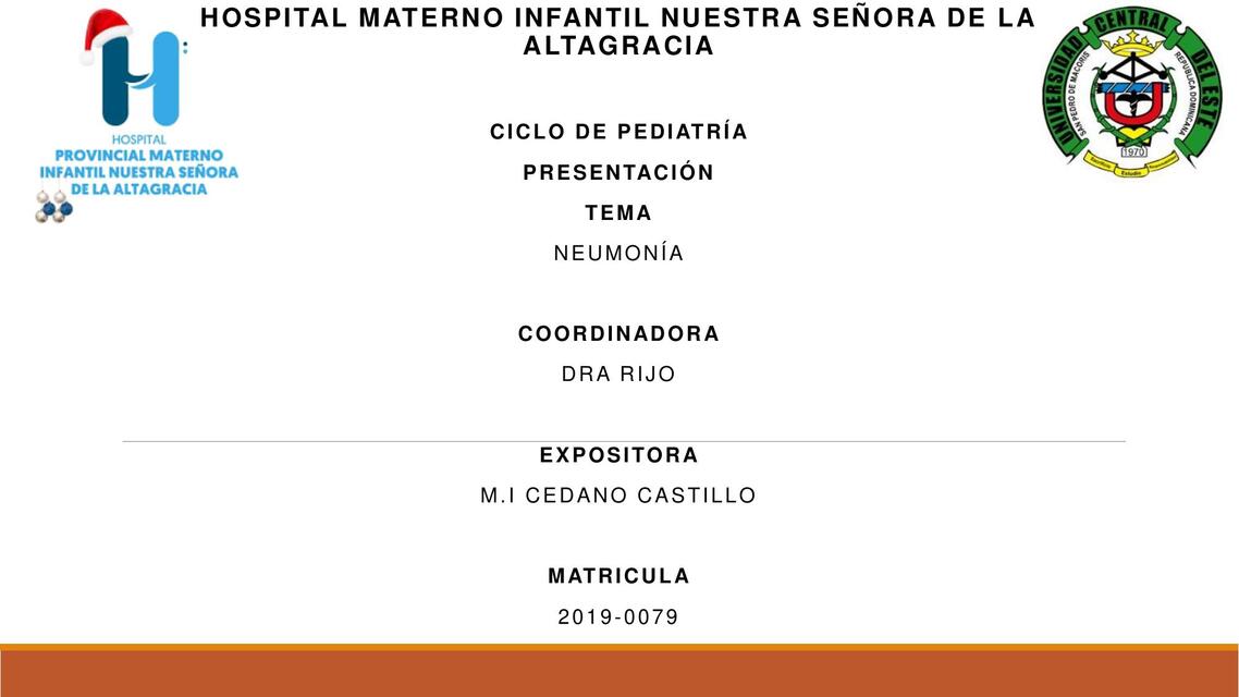 Neumonía  Pediatrica  