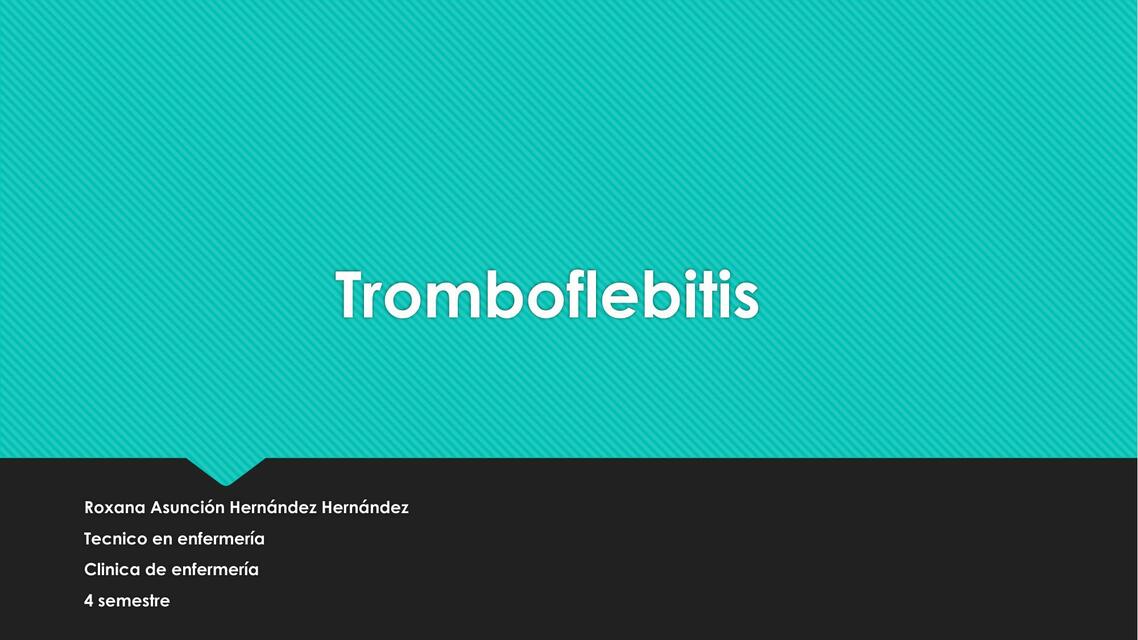 Tromboflebitis 1