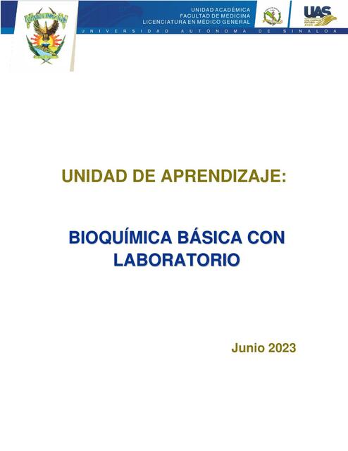 Bioquímica Básica con Laboratorio 