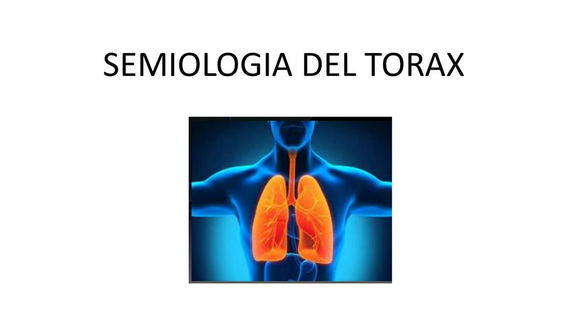 Semiología del tórax