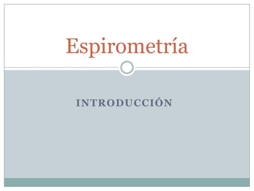 Espirometría 