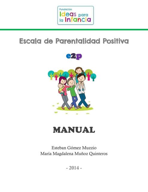 Manual de la Escala de Parentalidad Positiva