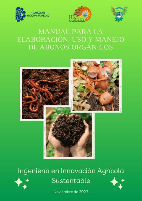 Manual para la Elaboración, Uso y Manejo de Abonos Orgánicos