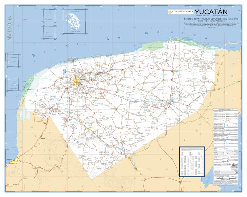 Mapa de yucatan