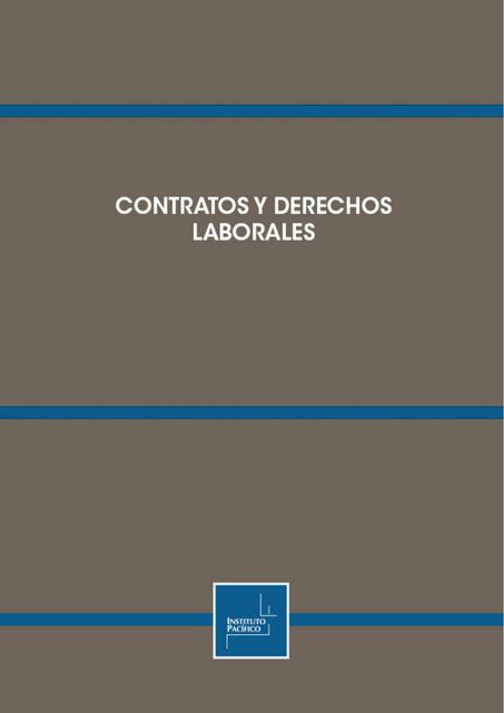 Libro contratos y derechos laborales