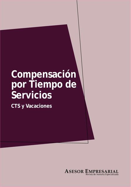 Compensación por Tiempo de Servicios