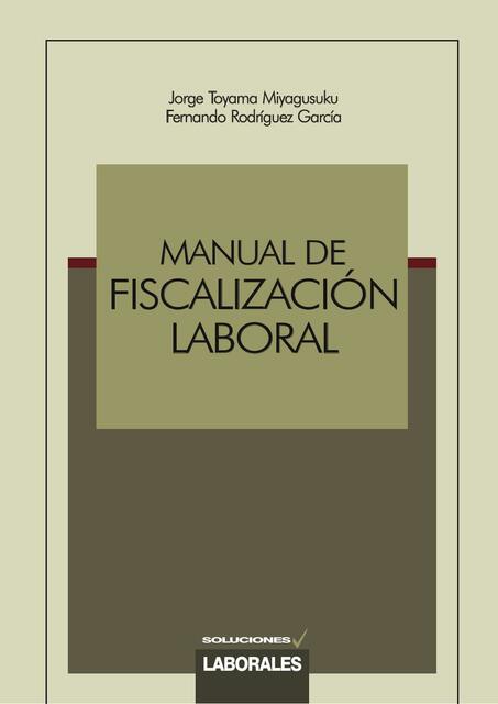 Manual de fiscalización laboral