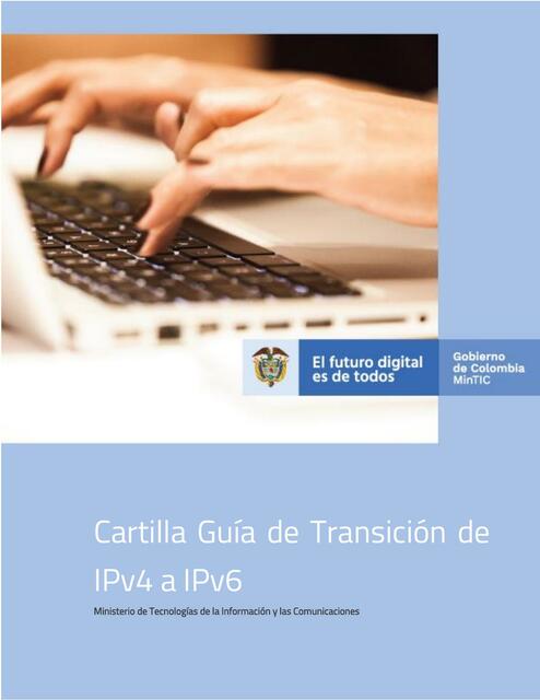 Cartilla Guía de Transición de IPv4 a IPv6 