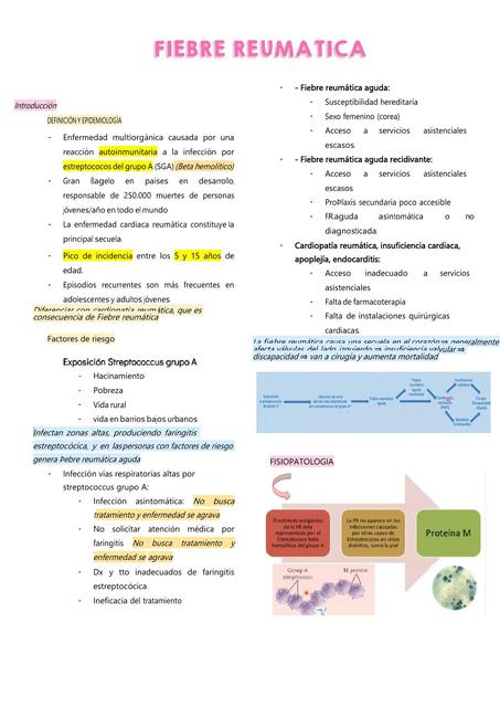 Fiebre reumática