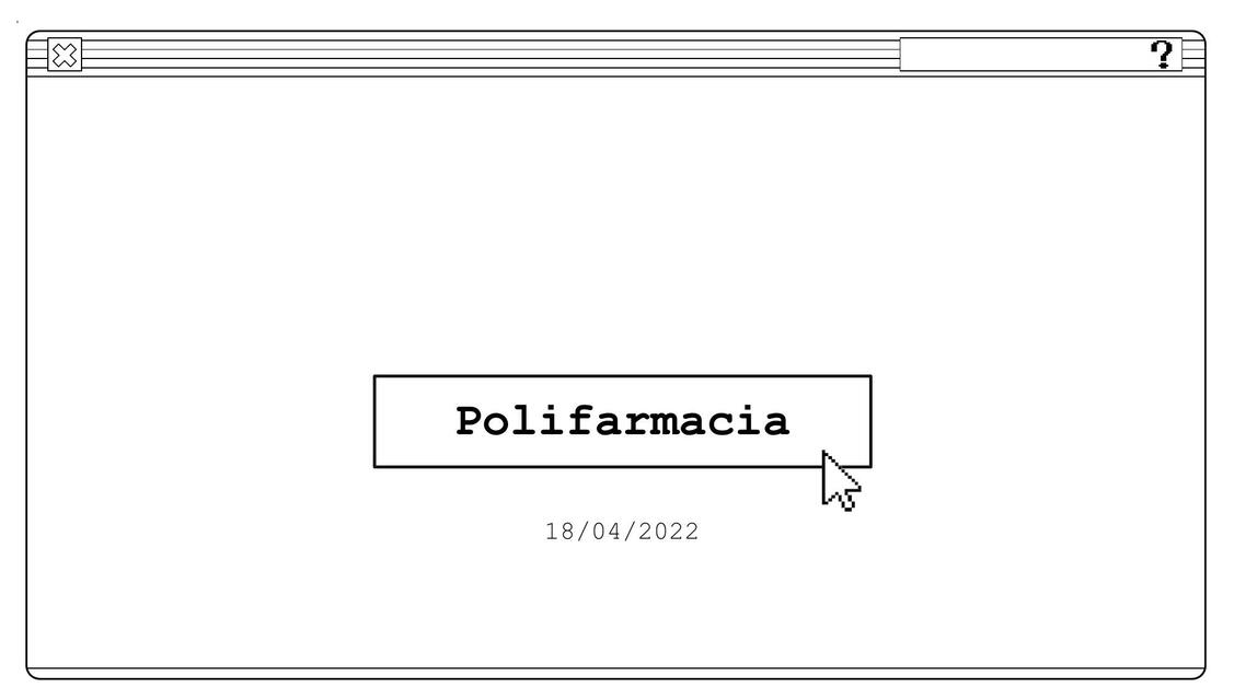 polifarmacia